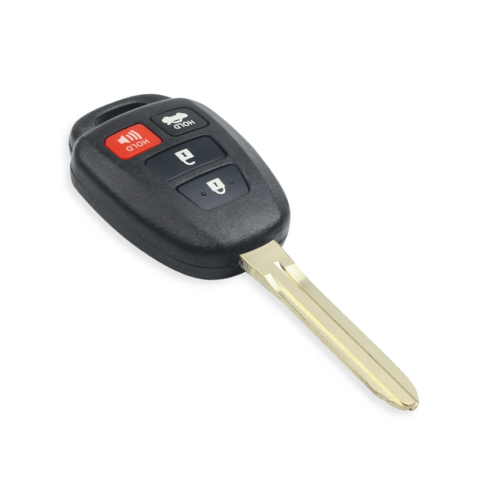 KEYYOU 4 Buttons Smart Remote Control Car Key For Toyota Camary Corolla Fob 314.4 MHZ FCCID:HYQ2BEL With H Chip Uncut Blade