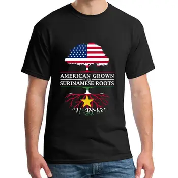 

Designer american grown with surinamese roots suriname tshirts homme XXXL 4Xl 5XL 100% cotton normal