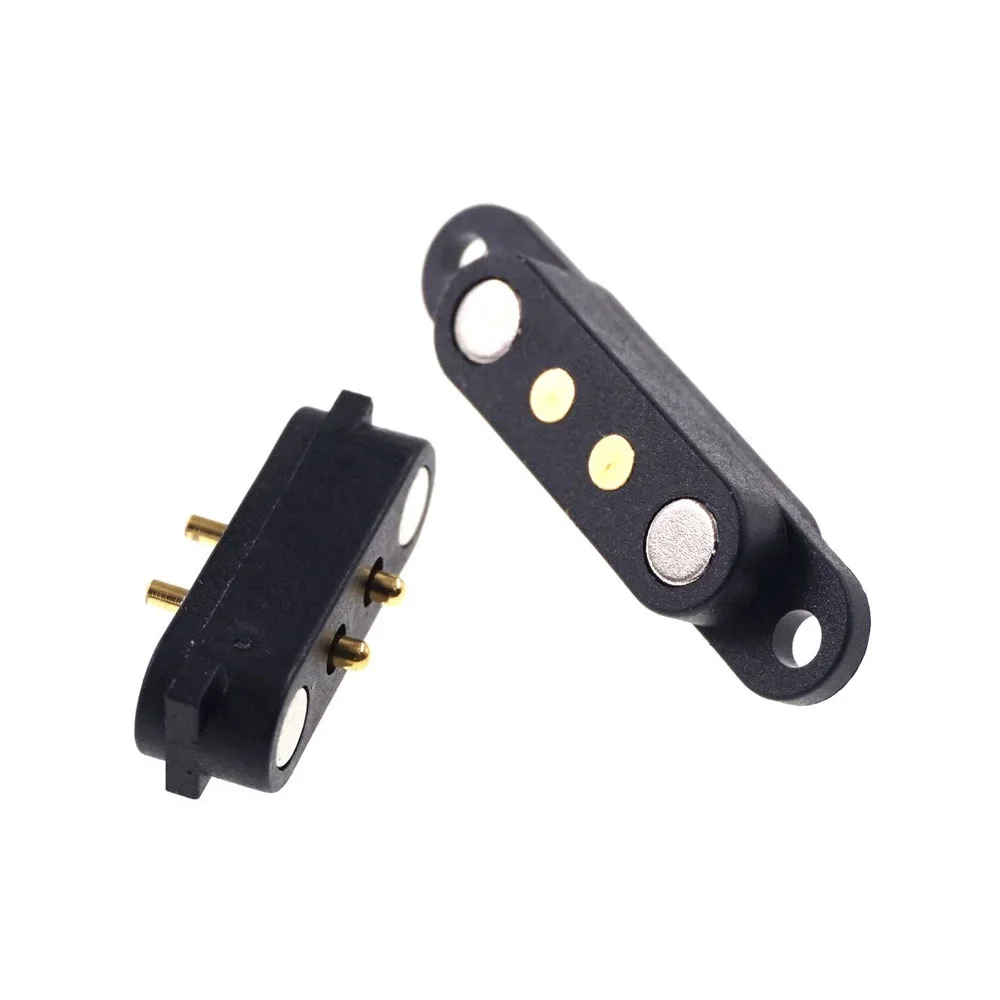 Pogo Pin 2 Pin Maschio E Femmina 2.80Mm Spaziatura Alimentatore Ricarica Aspirazione Magnetica Sedile Maschio E Femmina