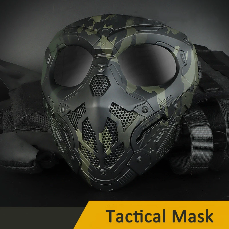 Best Seller Protective-Mask Halloween-Skull-Masks Shooting Paintball Full-Face-Mask Airsoft Military oo3KMRO1bAM