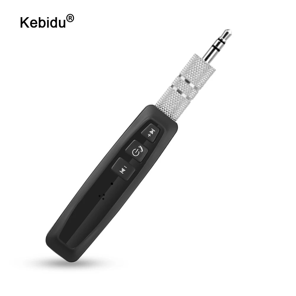 

kebidu Car Bluetooth 4.1 Receiver Handsfree Wireless Adapter Support TF Card AUX 3.5mm Jack Music MP3 Audio Bluetooth Adapter