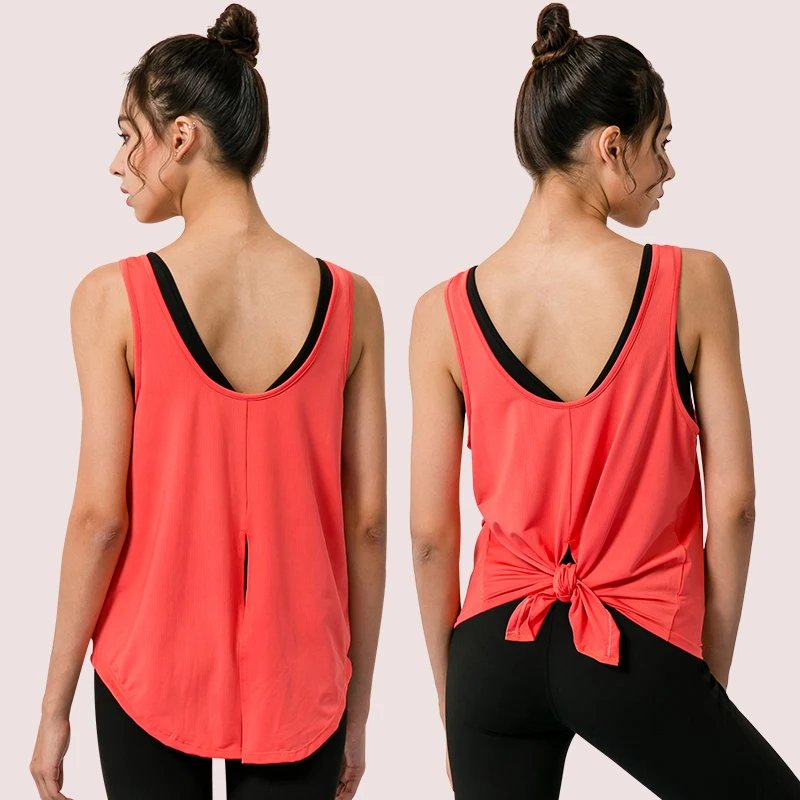 New Yoga Tops Women Gym Vest Fitness Sport Top Sleeveless Running Yoga shirt Quick Dry Sport Top Loose Shirts sports t shirt,yoga top,yoga shirt,sports shirt