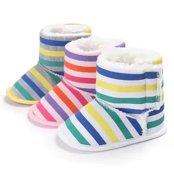 

Baby Shoes Little Girl Boy Grid Stripe Infant Crib Shoes Soft Bottom Sole Newborn Toddler Girl