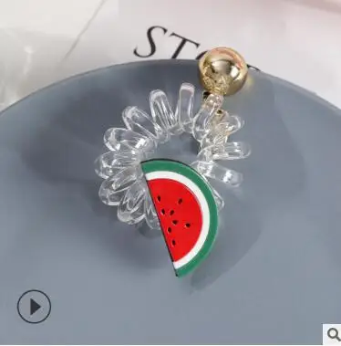120 шт/Партия DIY мульти мультфильм фрукты Клубника, ананас подсолнечника резинки высокопрочный телефон Аксессуары тросы HA602 - Цвет: 1