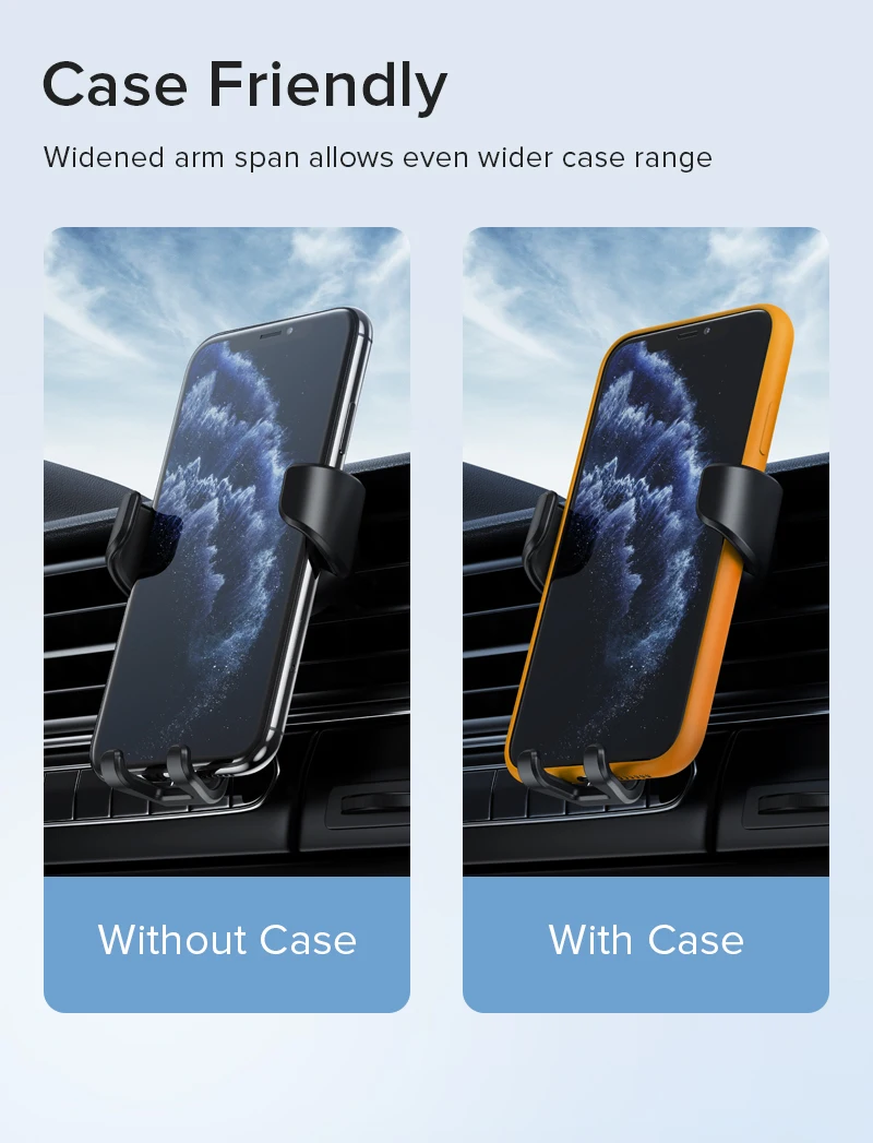 GETIHU Gravity Phone Holder In Car Air Vent Clip Mount Stand GPS Telefon Support For iPhone 12 11 7 Xiaomi Mi Samsung Huawei LG iphone holder for car