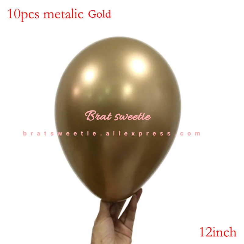 10pc metalic gold 30-й день рождения украшение 30 золотых и черных цифр фольга шарики в виде бутылок шампанского вина балон для взрослых день рождения поставки - Цвет: 10pc metalic gold