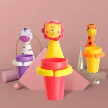 Étagère de brosse à dents Lion, utile, léger et créatif pour salle de bain, girafe, porte brosse à dents Lion
