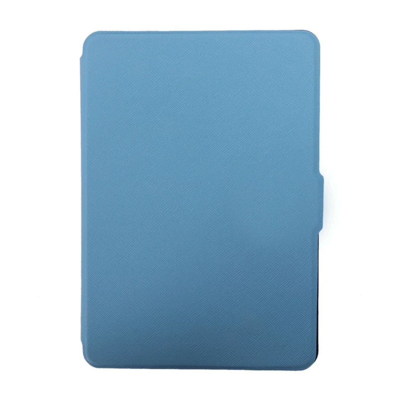 

Magnetic PU Leather Cover Case slim for Amazon Kindle Paperwhite (Cross pattern, Blue)