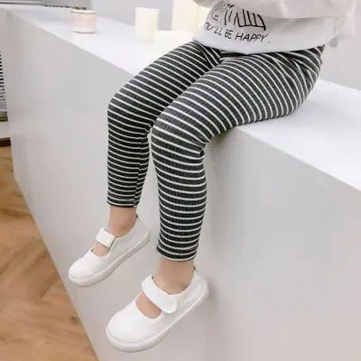 pic Новинка из мультфильма «Холодное сердце» ; леггинсы в полоску Осенняя мода леггинсы для девочек От 0 до 6 лет - Цвет: pic