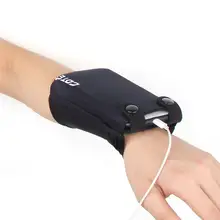 7 дюймов спортивная сумка на запястье эластичный мультяшный нарукавник Чехол для мобильного телефона с отверстием для наушников для занятия в тренажёрном зале Бег Фитнес-сумки