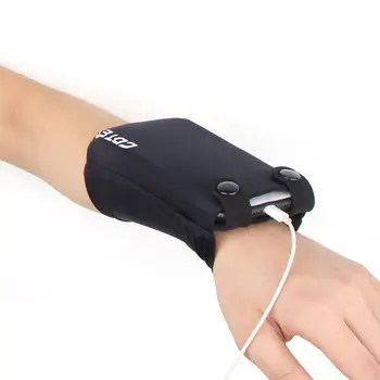 

7 Inch Sports Wrist Bag Elastic Cartoon Arm Band Mobile Phone Case Cover With Headphone Hole For Gym Running Fitness Bags