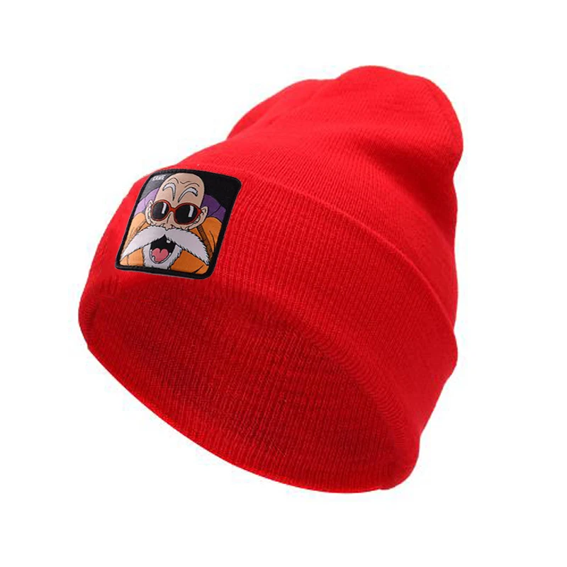 B3 Dragon Ball VEGETA Beanie, высококачественные хлопковые повседневные шапочки для мужчин и женщин, теплая вязаная зимняя шапка, модная однотонная шапка унисекс - Color: B3