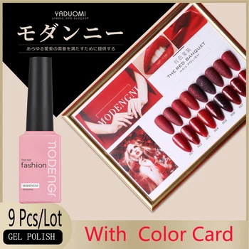 

15ML Gel Nail Red Colors Fashion UV Gel Nail Polish Soak Off Vernish Semi Permanent LED Nail Polish Lacquer Gel Polish