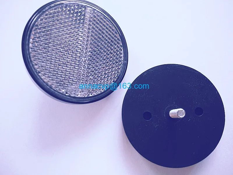 trailer round reflector light lamp trailer parts White (2)