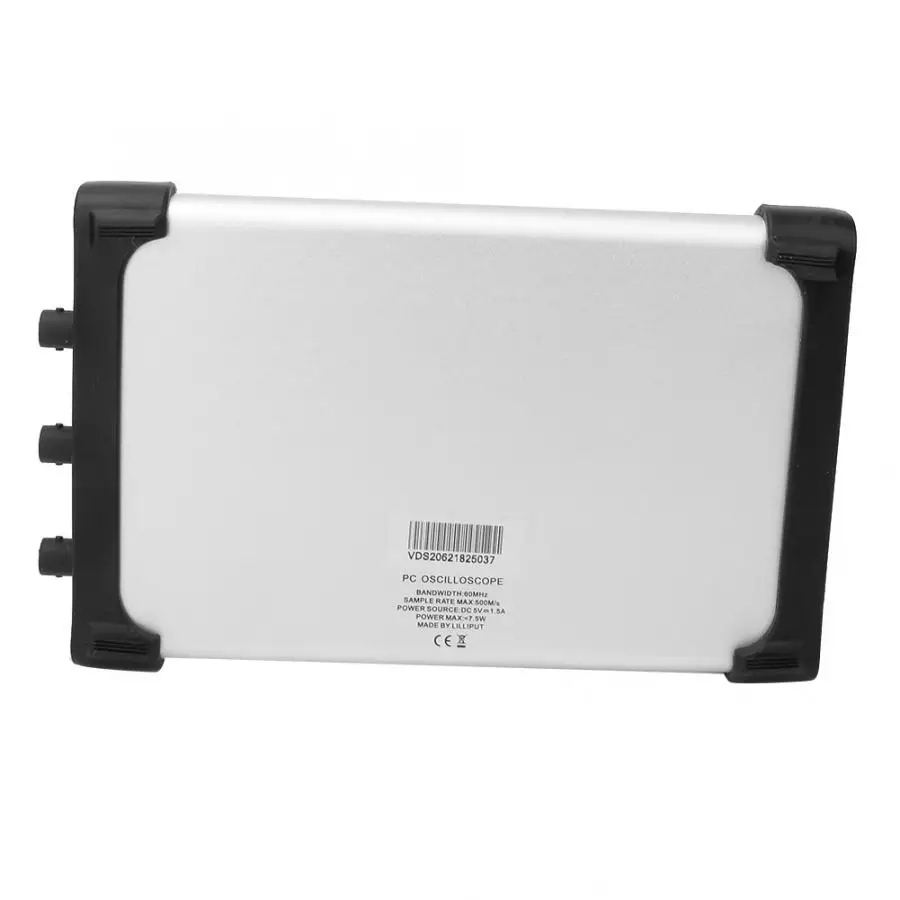 Owon VDS2062 60 МГц 2 канала 1 GSa/s Виртуальный USB цифровой осциллоскоп осциллограф комплект для портативных компьютеров Настольный ПК