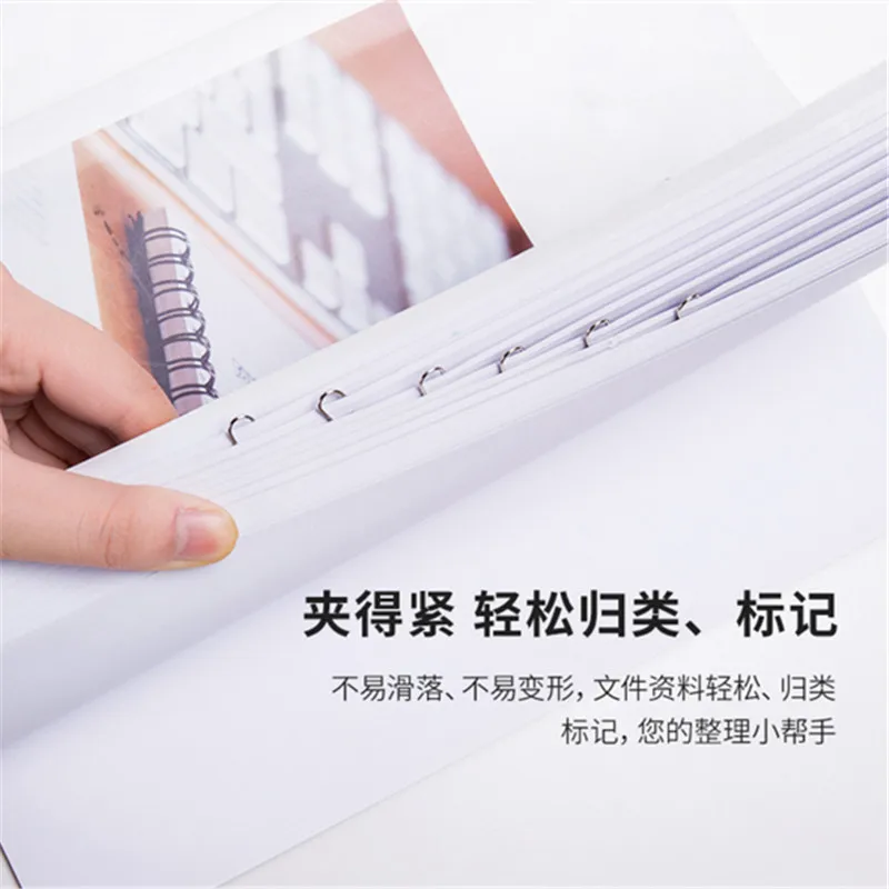 Paper Clips 28/33/50mm Notebook Bookmark binder Paperclips Accessories Binding Supplies Student Office Stationary