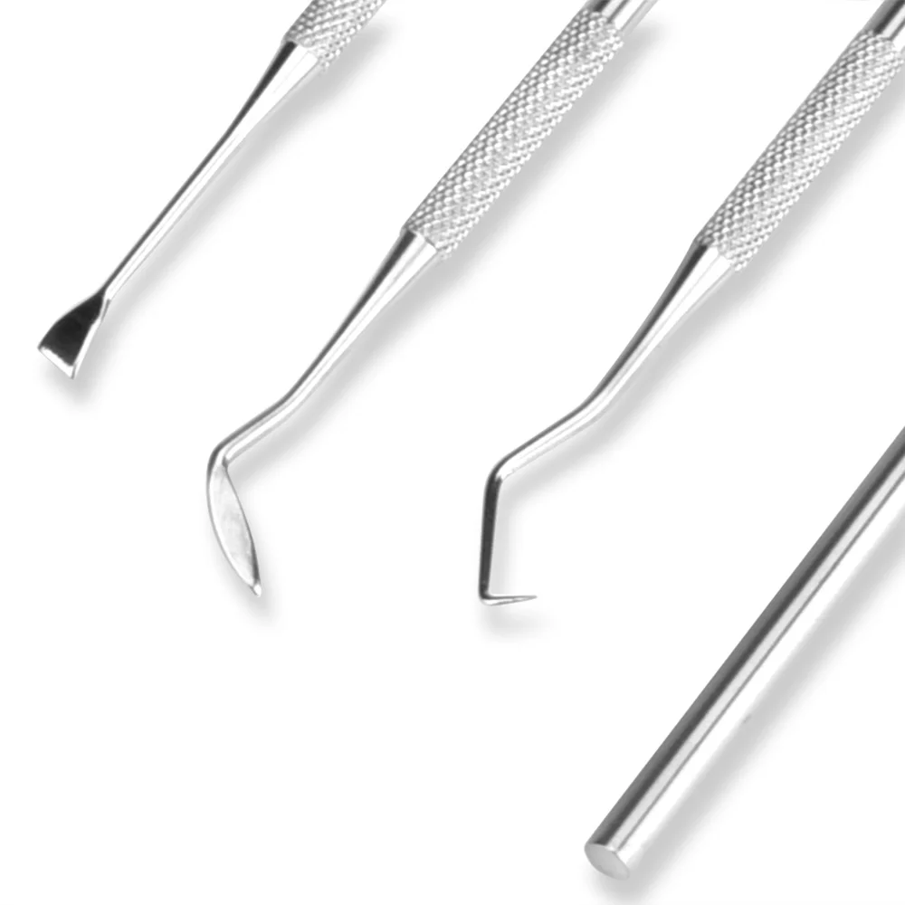 Dental Hygiene Tool Kit Instruments Tartar Scraper Scaler Calculus Plaque Remover Teeth Cleaning Oral Care Tool 4 pcs