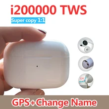 i200000 Tws 1:1 Air3 GPS Rename Wireless Bluetooth Earphones Smart Sensor Qualcomm chip PK H1 chip i9000 Pro Max i200000 TWS