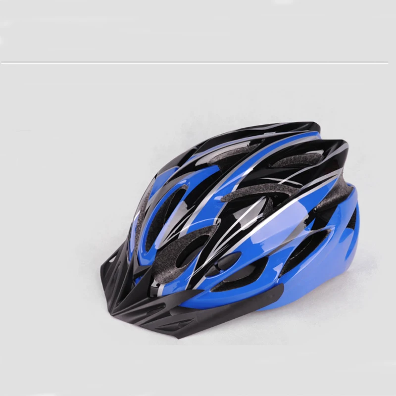 bule black Защитный шлем для велосипеда casco bicicleta hombre capacete ciclismo велосипедный горный велосипед Интегрированный ультра светильник шлем для езды унисекс - Цвет: bule black