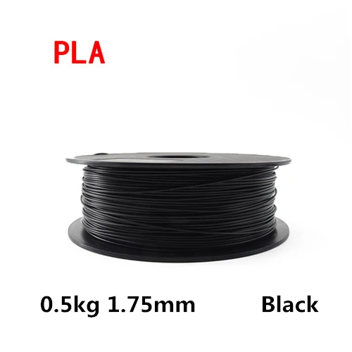 0.5kg Black Только для России! YouSu PLA Высокое качество 1,75 мм 5 м/0,5 кг/1 кг PLA 3d ручка нить для 3d принтера нити для 3d принтера материалы для принтера - Цвет: 0.5kg Black