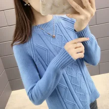 Новинка 119841 года; свободный Однотонный свитер; короткая верхняя одежда без подкладки; 28