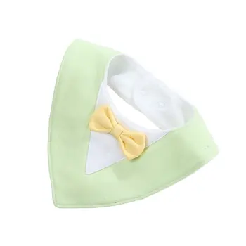 

Bibs Lovely Cute Cartoon Toddler Baby Waterproof Saliva Towel Cotton Baby Bibs Boys Triangle Baby Bib Gentleman Bow Tie for Baby