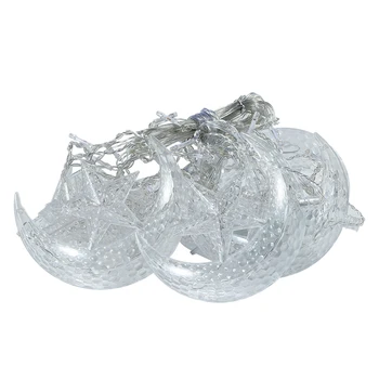 

2.5M Moon Star LED Light String Xmas Hanging Pendant Merry Christmas Home Decor