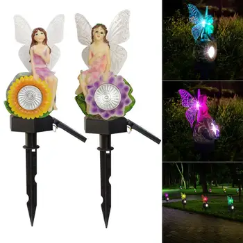 

Solar Outdoor Waterproof LED Light Ground Plug Light Sunflower Flower Fairy Light Garden Lawn Decoration Landscape Solar Light