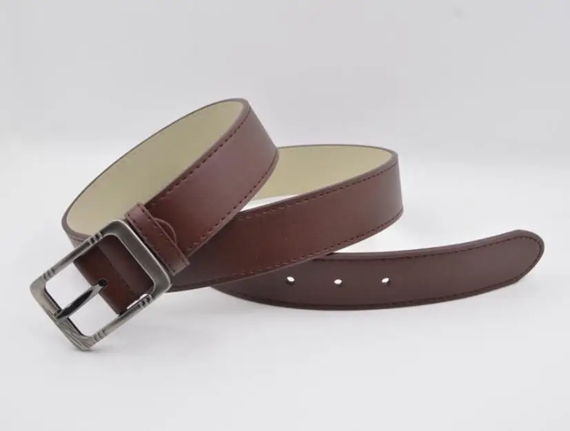 New Children Leather Belts 3.3cm Fashion Pu Leather Belts Boys Girls Kid Waist Strap Waistband for Jeans high-quality goods Belt