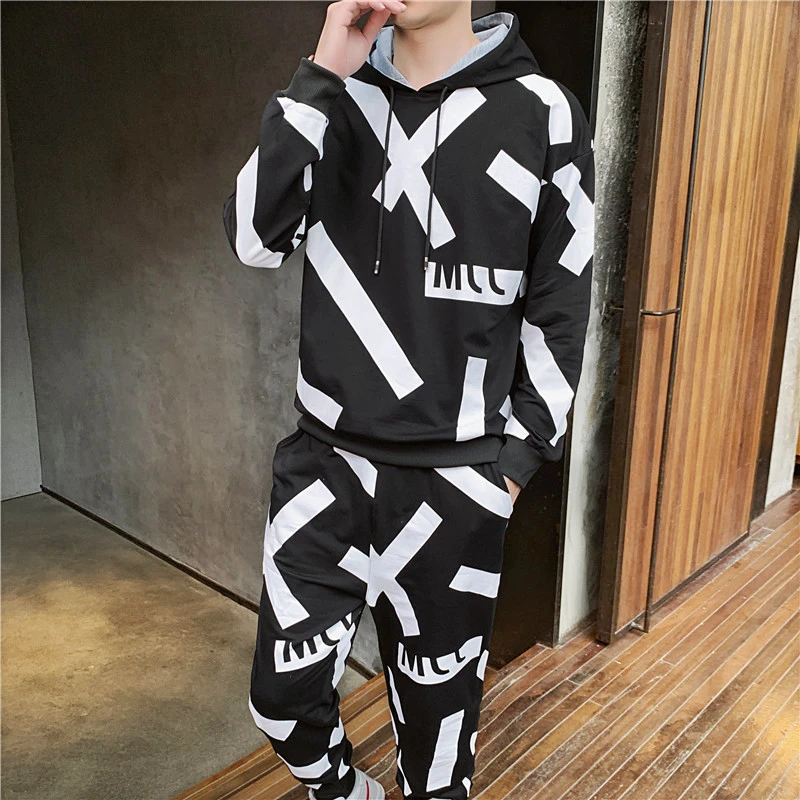 printed tracksuit mens