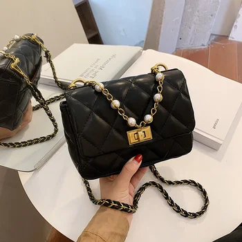 

luxury bag bags for women 2020 sac a main femme fashion bags PU leather Lingge embroidery Bag Messenger Bag