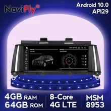 NaviFly-cassette de radio GPS para coche para BMW, de 8 núcleos pantalla IPS, Android 10, 4G de RAM, 64G de ROM, wifi, 4G, sim, BT, DAB + OB2, para BMW X3, F25, X4, F26
