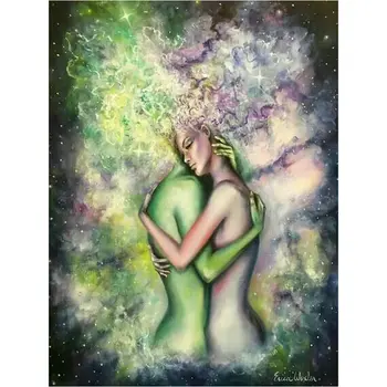 

5d diy diamond painting couple landscape full square / round drill 3d diamond mosaic diamond embroidery sticker