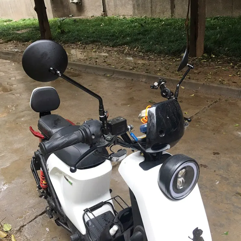 Мотоциклетные ретро круглые выпуклые зеркала заднего вида для Harley 883 1200 Honda CB400