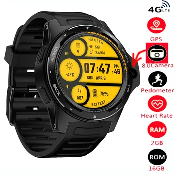 

Zeblaze thor 5 vibe 3 pro 4 smart watch 4g men smartwatch 8.0MP Front Camera GPS Heart rate monitor Pedometer Answer Dial Call
