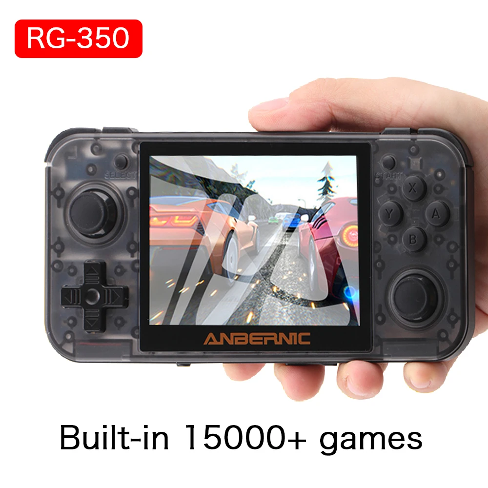Dikdoc RG350 Linux Системы чехол для телефона в виде ретро-игровой консоли 3,5 дюймов ips Экран портативная игровая консоль 32/64G сим-карту до 15000+ игра Быстрая