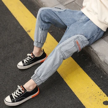 

Boys' Jeans 2020 New Handsome Korean Loose 3-3years old Boys Spring and Autumn Spring Children's Trousers Tide