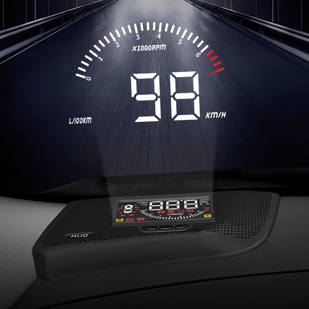 

XINSCNUO OBD Car Head Up Display HUD For Nissan X-Trail 2014-2018 2019 2020 Projector Screen Mileage Fuel Consumption Detector