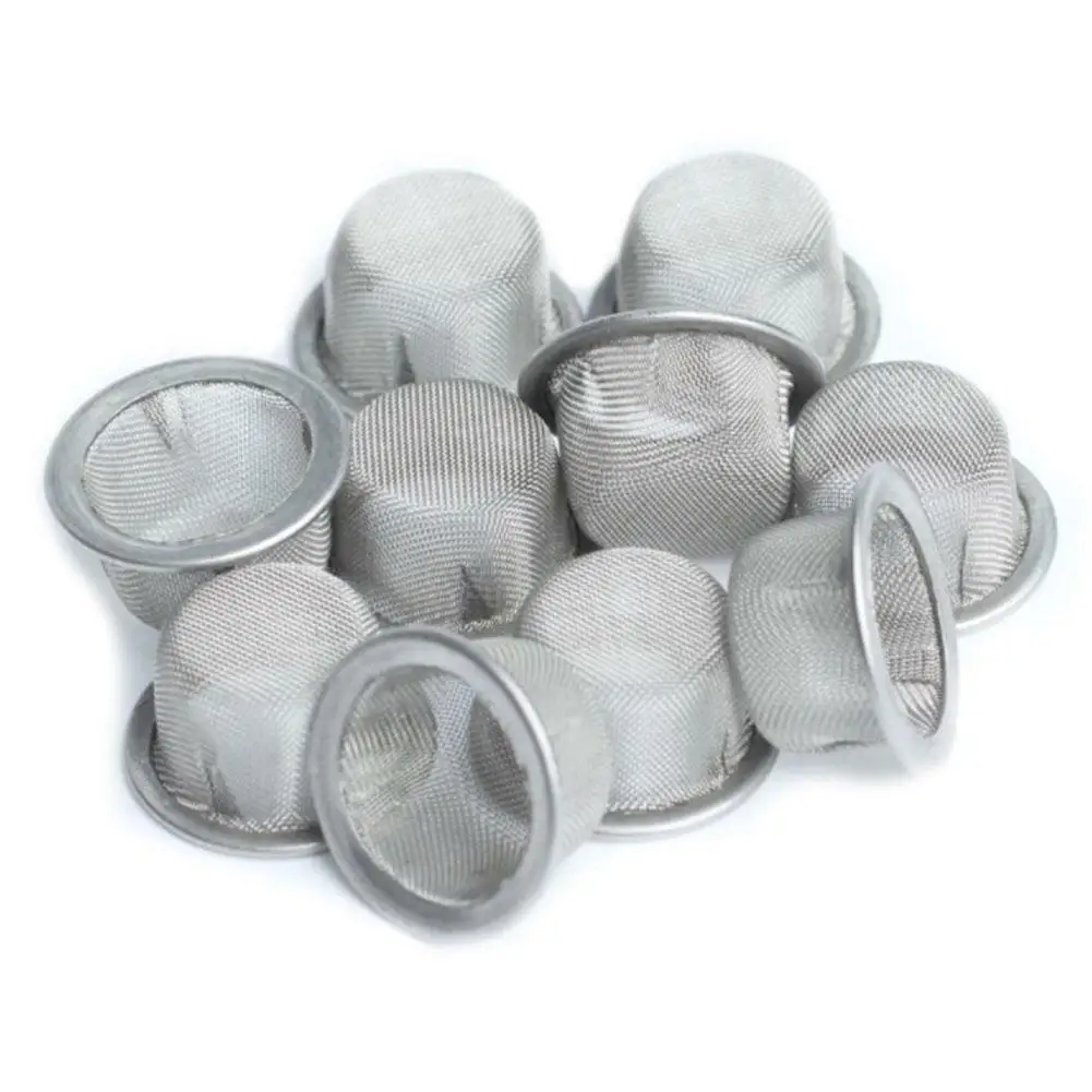 10Pc 12mm s Stainless Steel Dome Screen crystal pipe mesh smoking tobacco MODE 