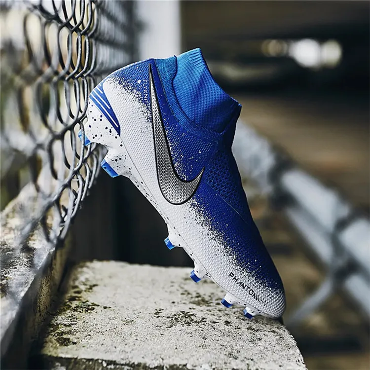 Оригинальные мужские футбольные кроссовки Nike Phantom VSN Elite DF FG, дышащие Нескользящие футбольные бутсы, светильник, уличные спортивные кроссовки AO3262