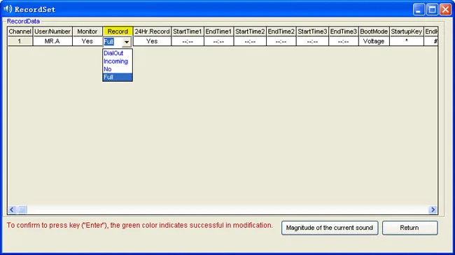 Monitor, USB Phone Logger, 2 canais, Enterprise Uso