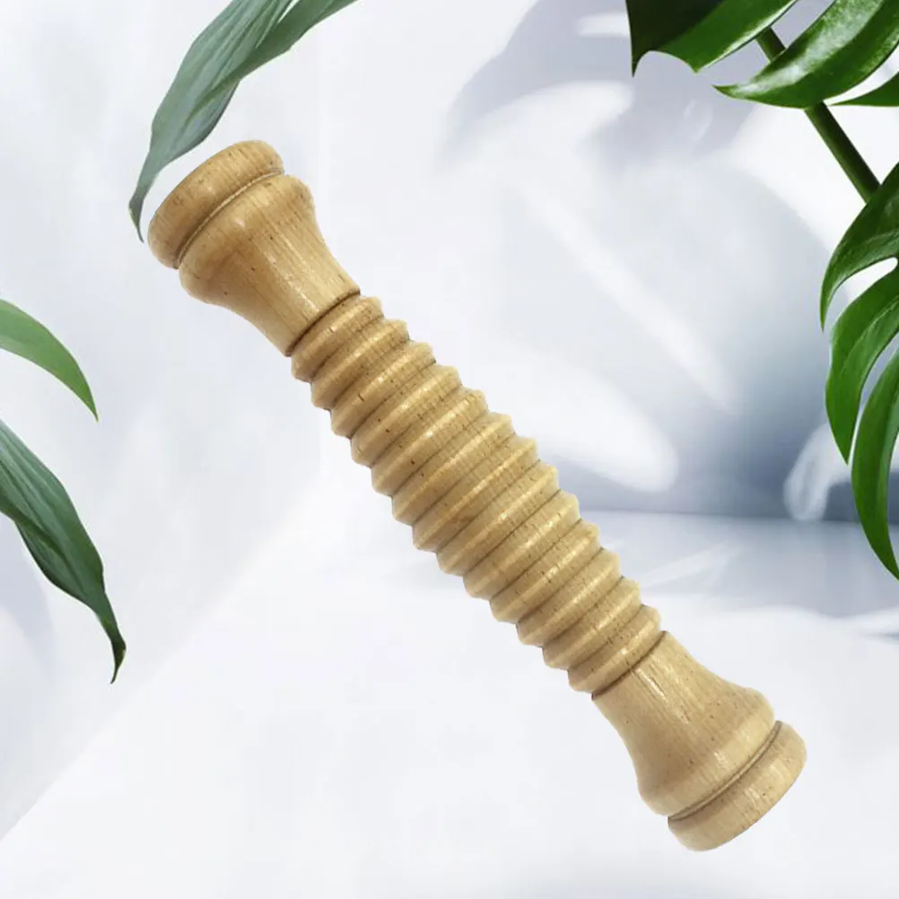 Wooden Roller Massager Wood Durable Yoga Relax Rod For Full Body Back Waist Health Care Tool For Relax