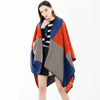 

130*150cm Cashmere imitation Shawl Scarf Autumn Winter Scarves Men Foulard Square Hijab Ladies wrap muffler pareo female hijab