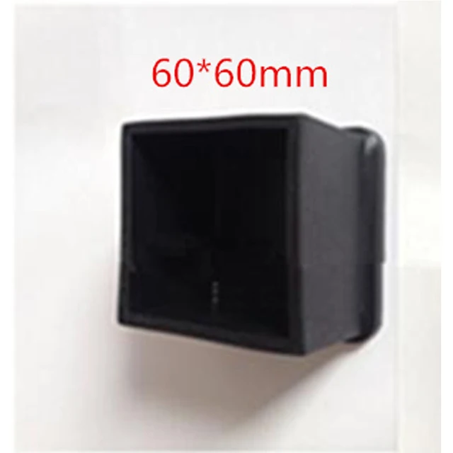 4pcs square silicone chair leg caps Non-slip Table Foot dust Cover Socks Floor Protector pads pipe plugs furniture leveling feet 60x60mm 4pcs