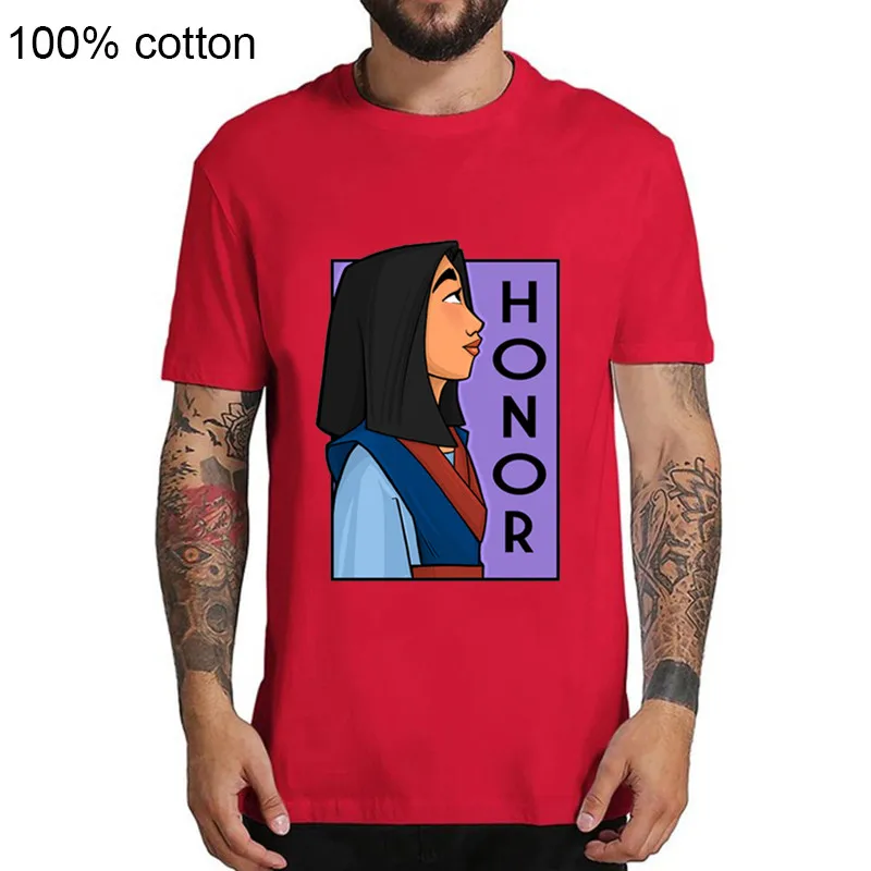 New strong men Printed princess warrior T Shirt Cotton tShirt O-Neck Short-Sleeve Style honor Karen Hallion T-Shirts | Мужская одежда
