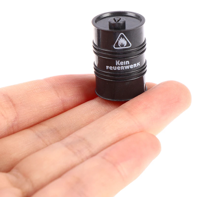 10Pcs Black Chemistry Oil Drum Building Block Diy Figures Guard Model Gift Toys model accessories model tools building block parts model building parts