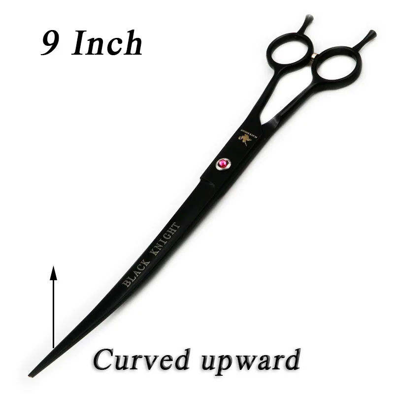 

Pet Scissors 9" Black Upward Curved Pet Grooming Scissors Professional Cutting Shears Salon Barber Using Dogs & Cats