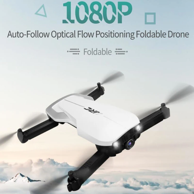 Wi-Fi FPV оптическое позиционирование потока Следуйте Радиоуправляемый Дрон 2,4G 1080P камера безголовая модель складной портативный пульт дистанционного управления вертолет