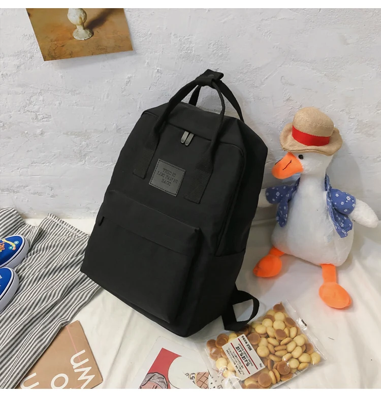 Высококачественные водонепроницаемые нейлоновые рюкзаки для женщин, милая сумка на плечи, тканевый рюкзак для колледжа и школы, рюкзак для девочек, рюкзак
