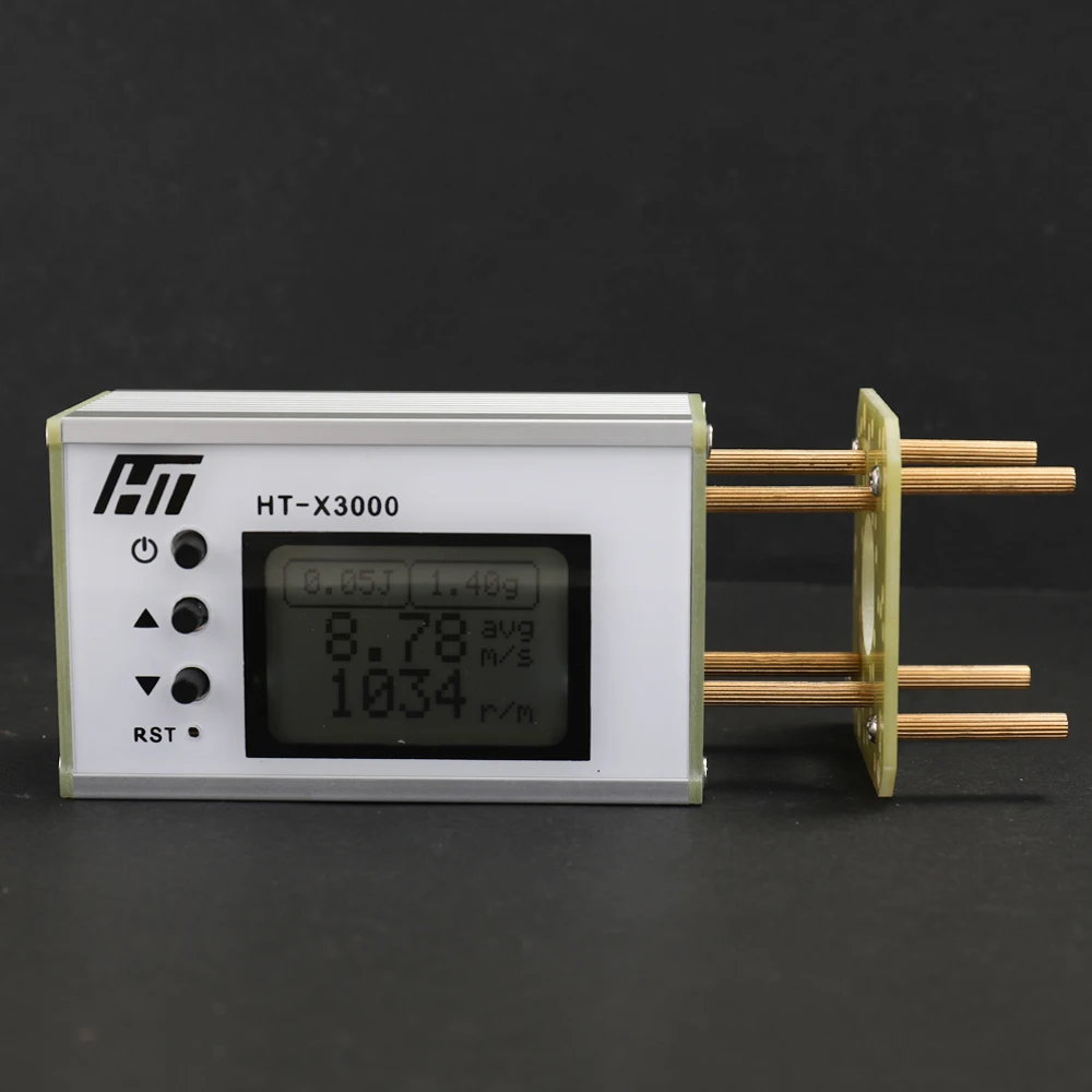 

Portable Handheld High Accuracy Speed Measuring Instrument USB Chargeable Initial Speed Velocity Velocimetry Tachometer